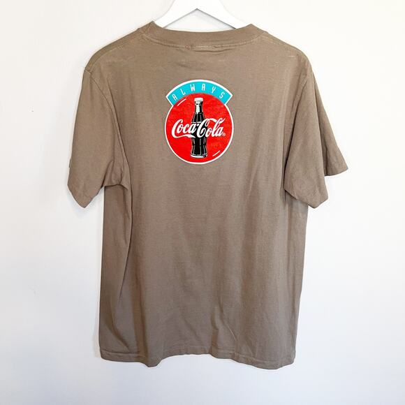 Vintage 90s Coca-Cola Classic Single Stitch T-Shirt Large - Picture 2 of 3